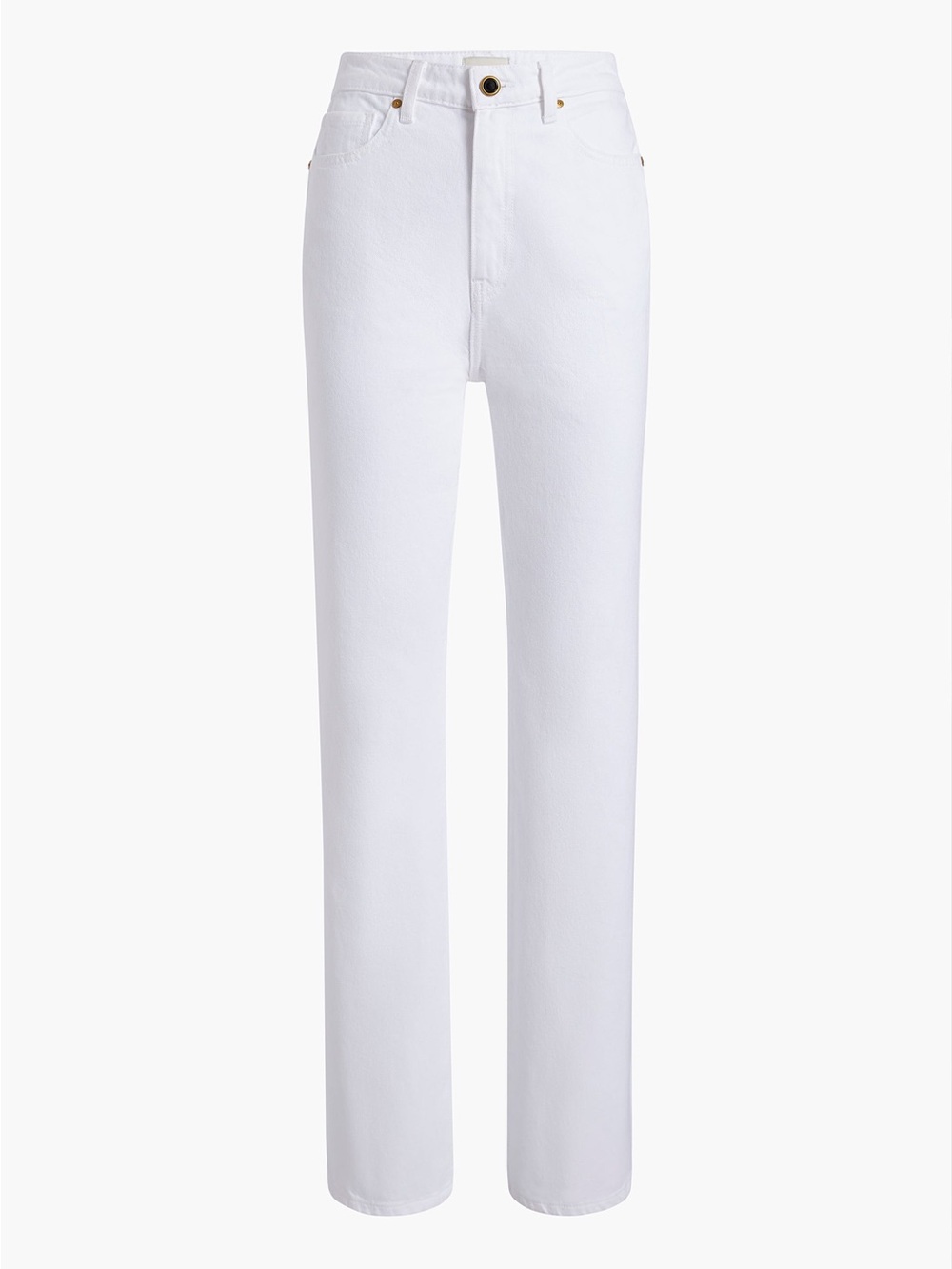 NWT Khaite Danielle Jeans in White Size 24